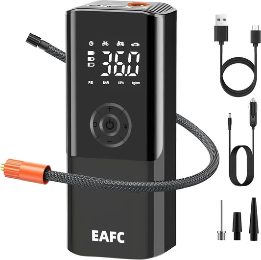 Tire Inflator EAFC Car Air Compressor with Digital Pressure Gauge150PSI