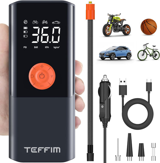 Tire Inflator- Car Air Compressor with Digital Pressure Gauge