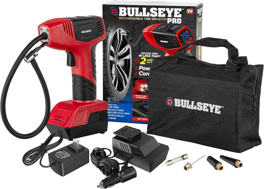 Bullseye Pro Max Digital Tire Inflator Automatic 150 PSI Max w/Gauge